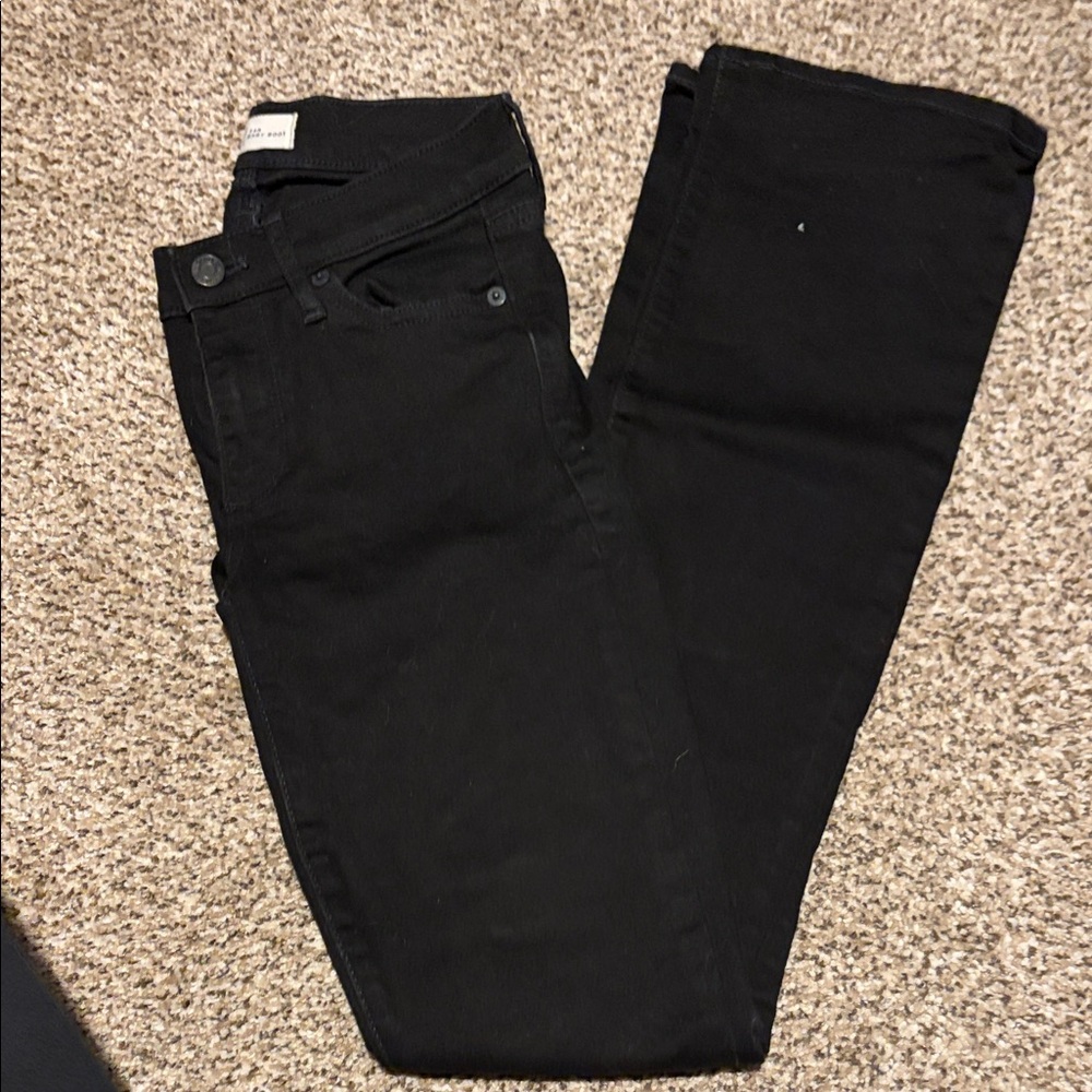 Women's GAP Black Jeans Size 24 Baby Boot
